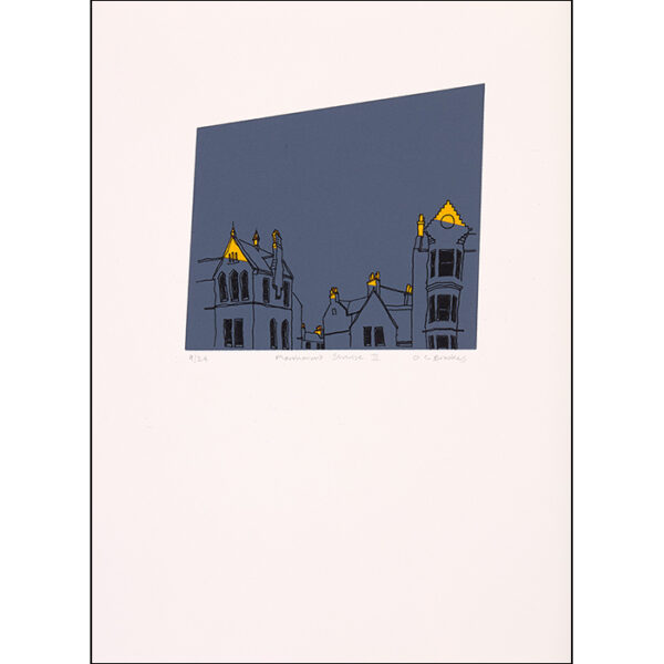 Screen print of Marchmont by Oliver Brookes